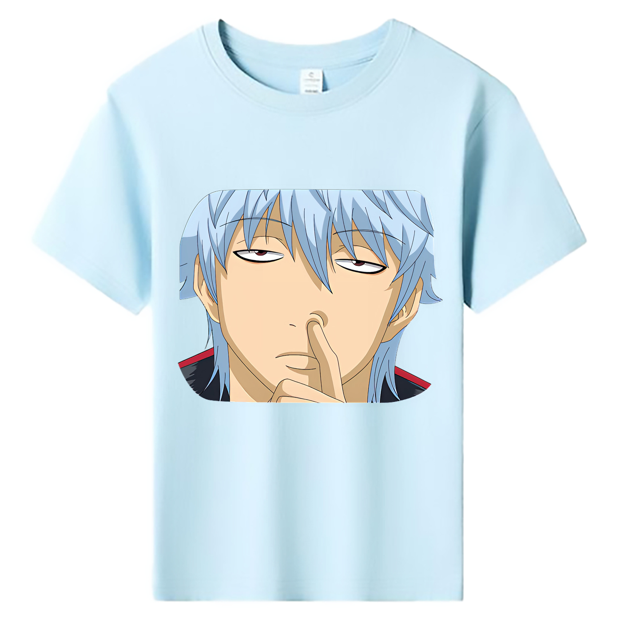 （画像用） ぎんたま 坂田銀時（さかたぎんとき） 神楽 志村新八（しむら しんぱち） GINTAMA Sakata Gintoki Kagura Shimura Shinpachi 綿100％キッズTシャツ（フロントプリント）
